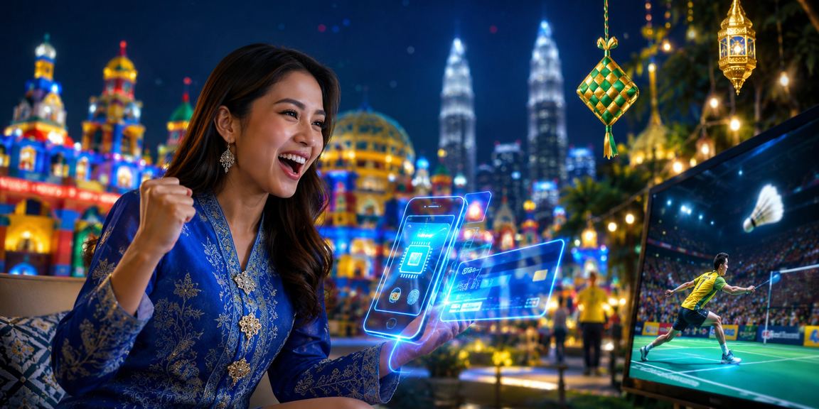Pengguna ntc33 Malaysia menggunakan aplikasi hiburan dalam talian pada telefon pintar Android